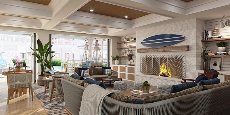LEO A DALY's design for Shore House at the Del blends historic inspiration with modern luxury.