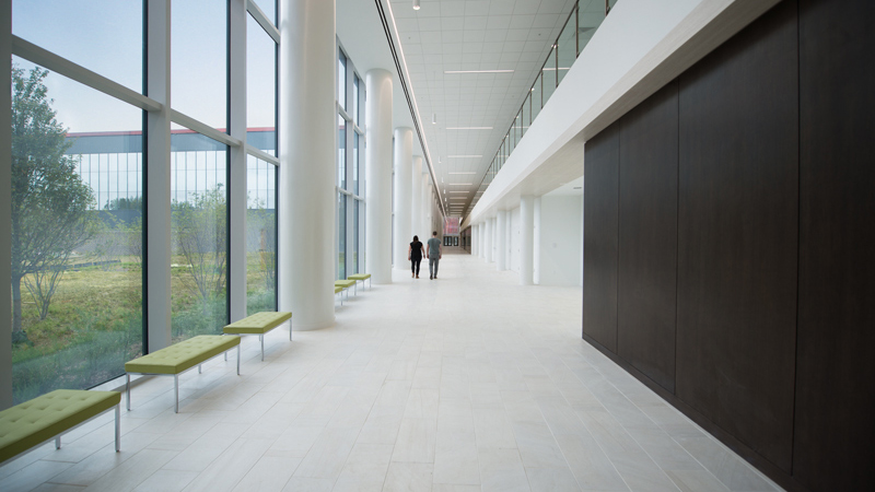 Interior of Intelligence Community Campus Bethesda, designed by LEO A DALY